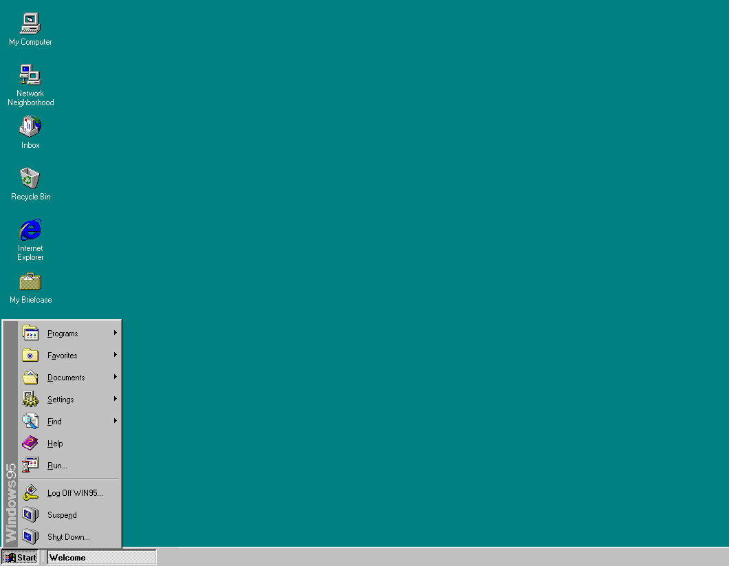 Hãy trải nghiệm màu nền đơn sắc của Windows 95 để đón nhận sức sống mới cho bàn làm việc của bạn. Những hình nền đơn sắc giúp mang lại sự tinh tế và thanh lịch, tạo ra một không gian làm việc chuyên nghiệp và đẳng cấp hơn. Hãy cập nhật ngay để trải nghiệm sự khác biệt!