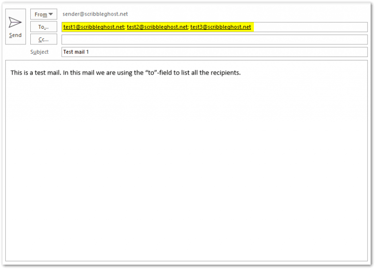 How to send email to multiple people the right way ScribbleGhost