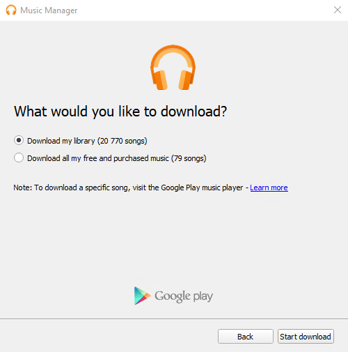 google music download thumbs up playlist to spreadsheet